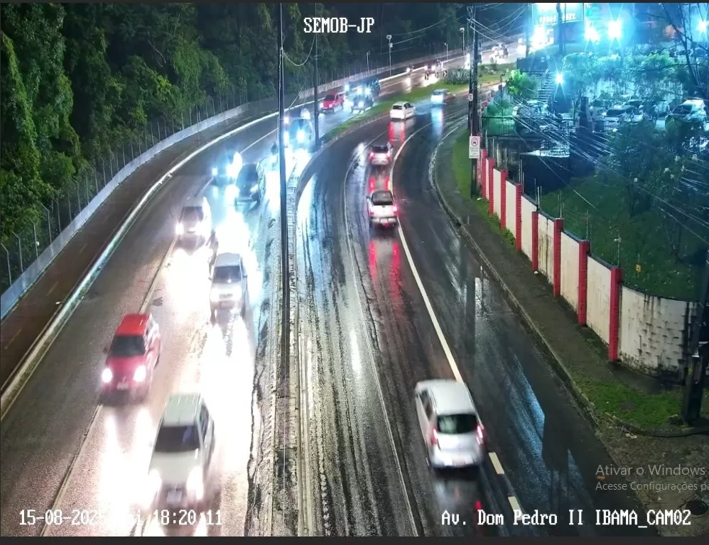 João Pessoa registra 212,6 mm de chuvas em 24 horas, superando em 60% a média histórica