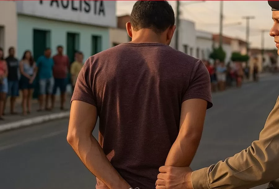 Polícia Militar cumpre mandado de prisão em Paulista (PB), em desfavor de acusado de praticar lesão corporal 