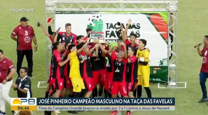 Time do José Pinheiro conquista Taça das Favelas PB - 2025 e agradece apoio de Murilo Galdino