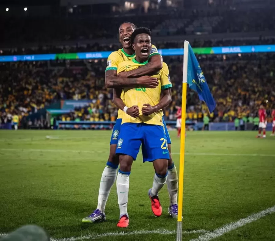 Precoce por natureza, Estêvão se torna o mais jovem a marcar pelo Brasil na história das eliminatórias