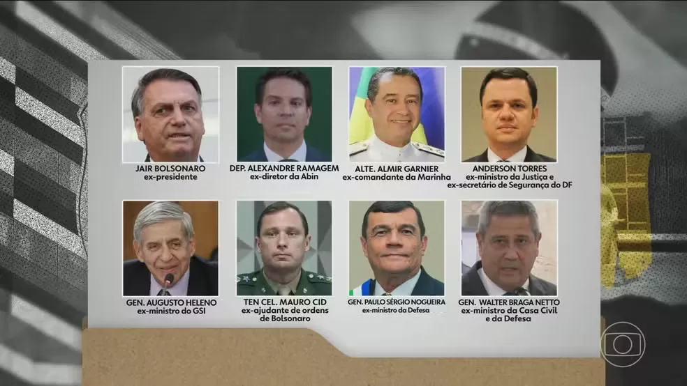 Sessão desta terça deve ter votos de Moraes e Dino sobre questões processuais e mérito da acusação