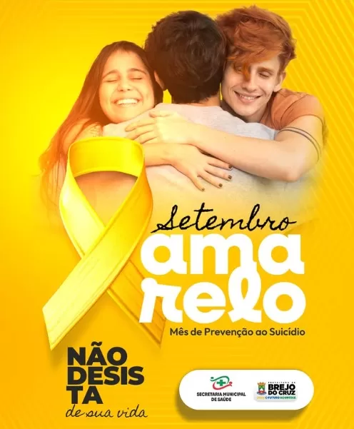 Secretaria Municipal de Saúde de Brejo do Cruz realiza de 12 a 30 deste mês, programação especial em alusão ao Setembro Amarelo