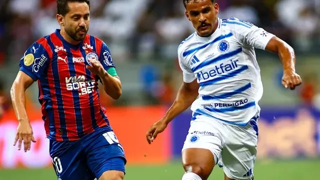 Cruzeiro vence o Bahia em jogo de golaços e mantém perseguição ao líder