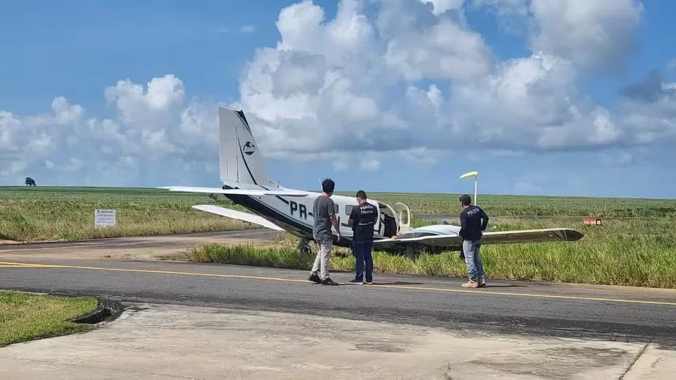 Grupo armado tenta roubar aeronave da empresa Ísis Laticínios dentro de hangar, em Santa Rita