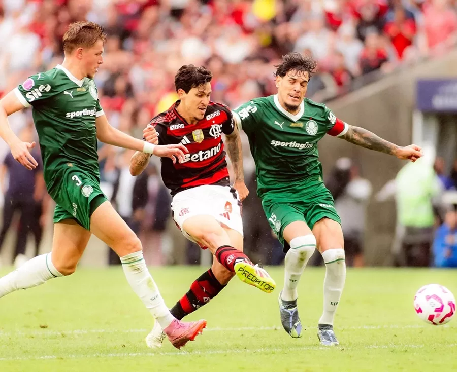 Com brilho de Pedro, Flamengo é letal em erros do Palmeiras e iguala pontuação do líder