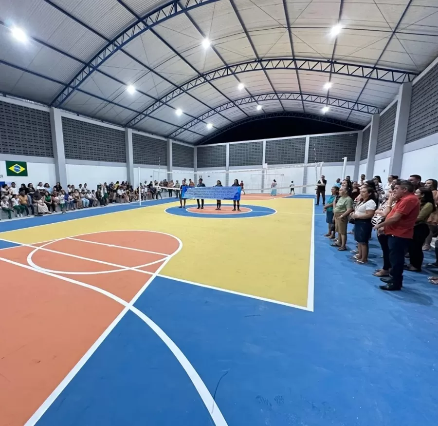 Laurinho inaugura ampliação da Escola Municipal “Manoel Vieira de Lima” e a entrega do novo Ginásio Poliesportivo no Sossego