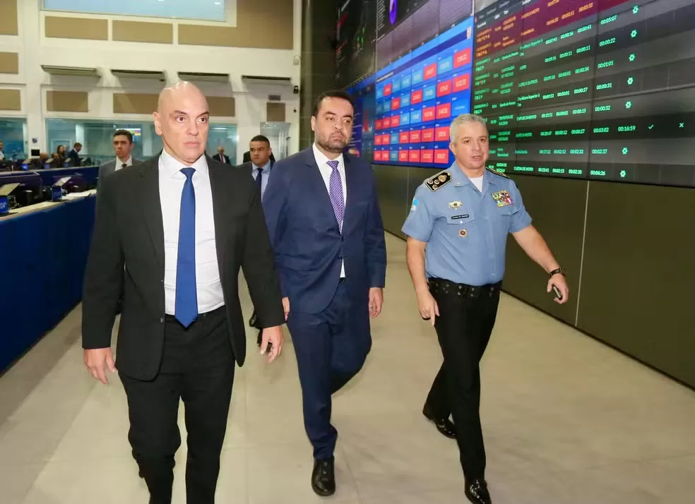 Moraes se reúne no Rio com Castro e autoridades das forças de segurança após megaoperação