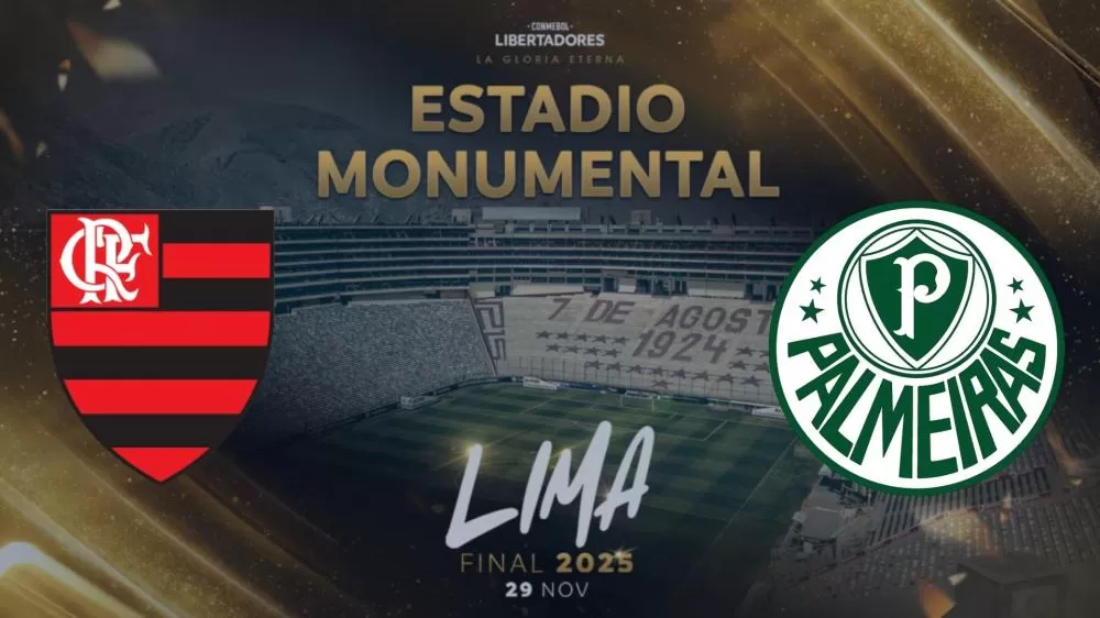 Final da Libertadores 2025: Conmebol divulga horário de Palmeiras x Flamengo