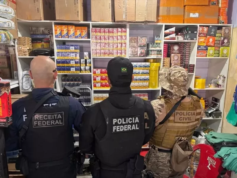 Organização criminosa que movimentou R$ 60 milhões com contrabando de cigarros é alvo de ação interestadual