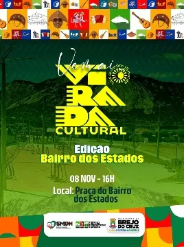 Prefeitura de Brejo do Cruz realiza nesta sexta (7) e sábado (8) Virada Cultural – Edição Bairro dos Estados