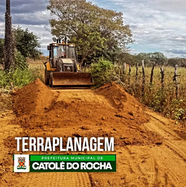 Através da SEINFRA, Prefeitura de Catolé do Rocha concluiu em 100% revitalização nas estradas vicinais do município