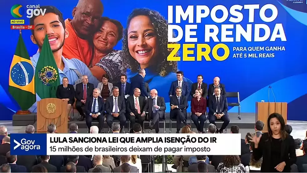 Lula sanciona isenção do Imposto de Renda para quem ganha até R$ 5 mil