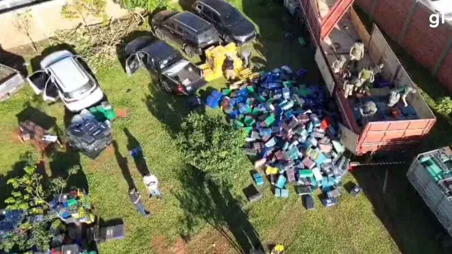 Com 89 toneladas de maconha, apreensão perto do Paraná é recalculada e vira a maior nas rodovias do Paraguai