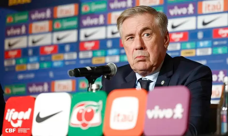Técnico da Seleção Brasileira, Ancelotti diz que Brasil pode vencer todos os jogos da 1ª fase 