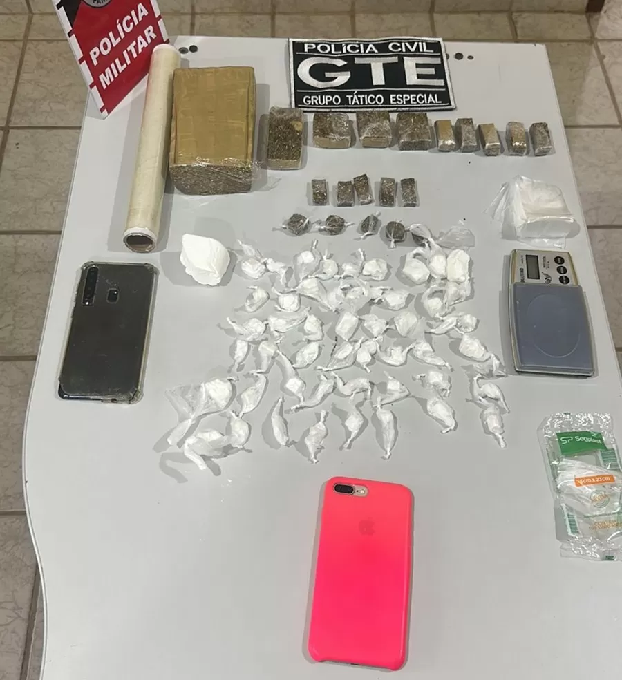 Polícias Militar e Civil apreendem drogas e prendem suspeitos de envolvimento em homicídio em Catolé do Rocha