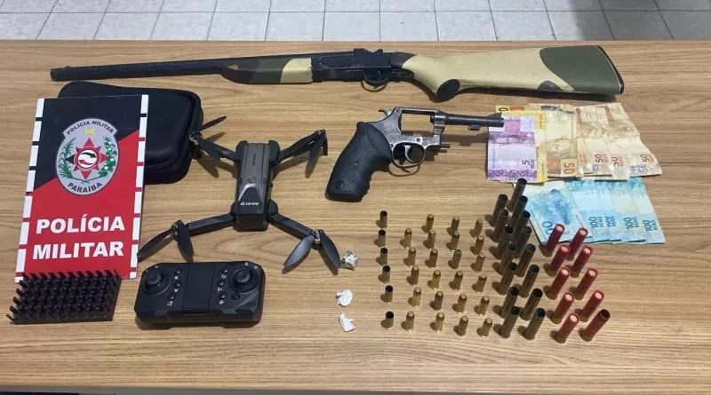 Polícia Militar apreende jovem por tráfico de drogas neste final de semana, na cidade de Pombal (PB)