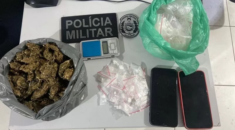 Polícia Militar desarticula ponto de tráfico de drogas em Cabaceiras, no Cariri Paraibano