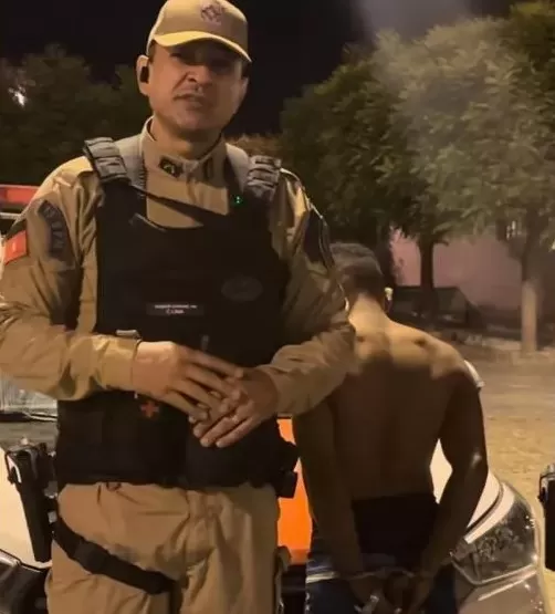 Suspeito de assaltos é preso após perseguição policial em Piancó; comparsa consegue fugir