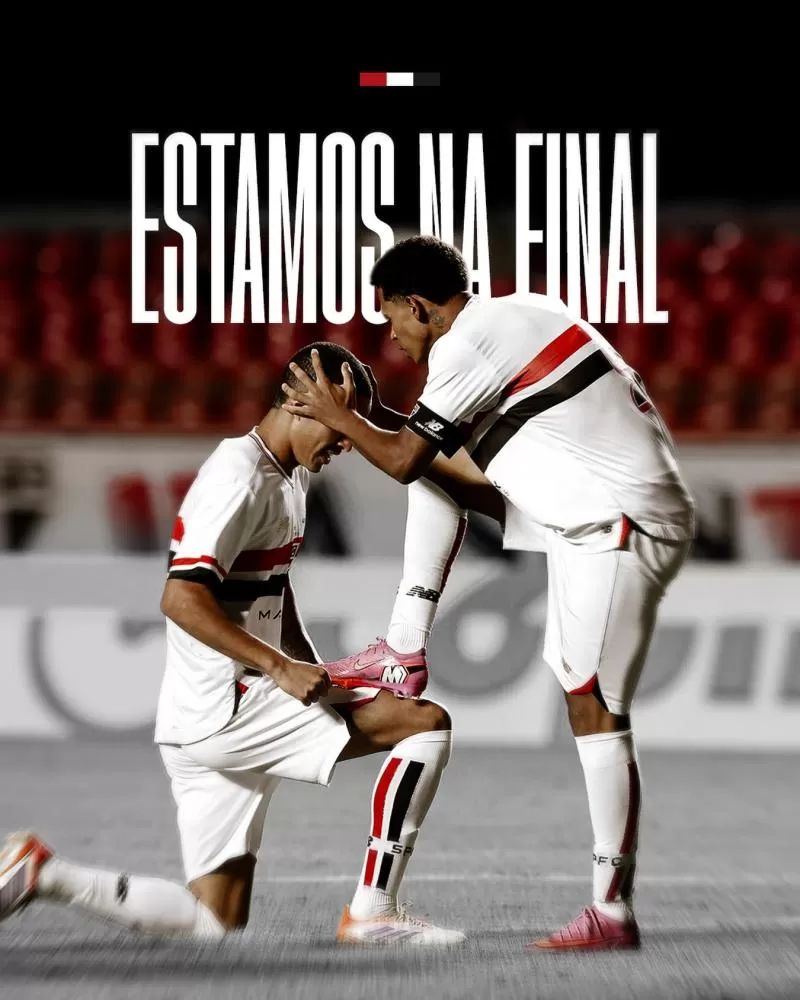 São Paulo goleia o Ibrachina e vai à 2ª final seguida da Copinha