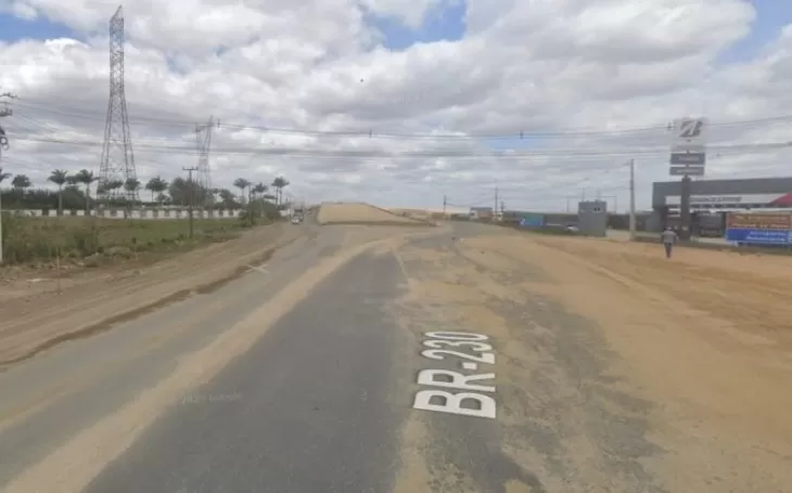 Trecho da BR-230, em Campina Grande, vai ser interditado para pavimentação a partir da quarta (11)