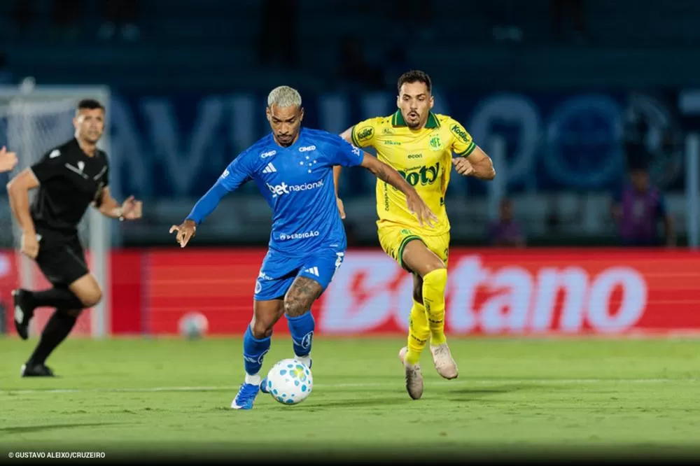 Com recorde do VAR, Mirassol e Cruzeiro empatam pelo Brasileirão