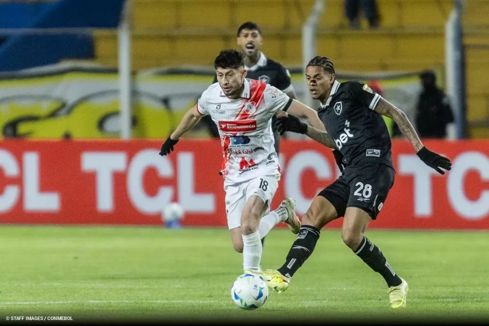 Botafogo perde para o Nacional Potosí na altitude e vai brigar por vaga no Rio