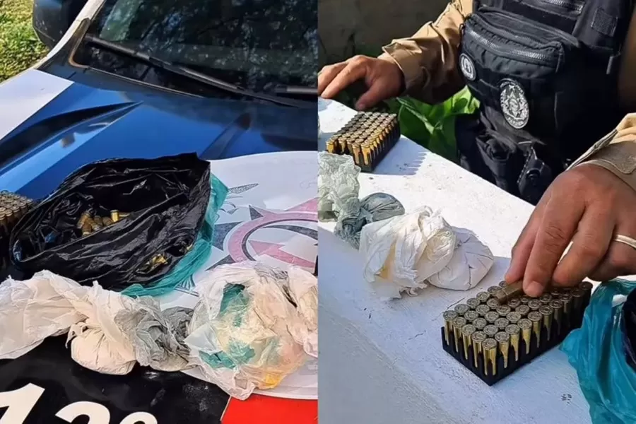 Polícia Militar apreende quase 740g de cocaína e munições na zona rural de Boa Ventura