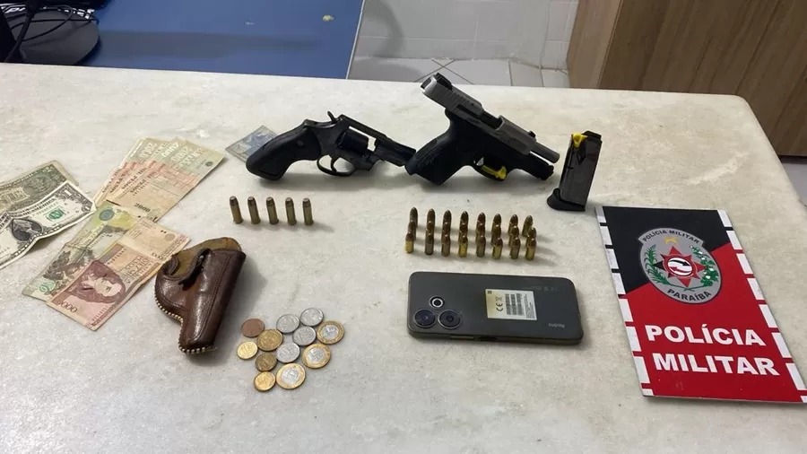 Polícia Militar realiza operação em São Sento, apreende armas e cumpre mandado de prisão contra acusado de homicídio