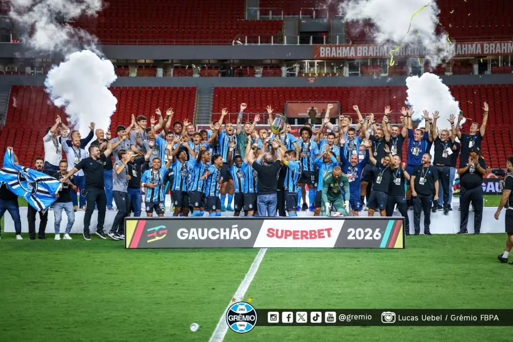 É Tricolor! Grêmio empata com Inter e conquista o Gauchão no Beira-Rio
