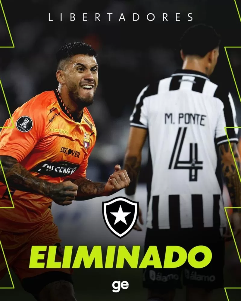 Sob vaias, Botafogo perde para o Barcelona-EQU e dá adeus à Libertadores 