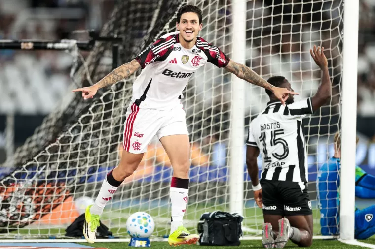 Flamengo domina o Botafogo sob olhar de Ancelotti e vence no Nilton Santos