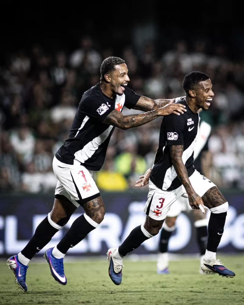 Coritiba reage no fim e empata com o Vasco no Couto Pereira