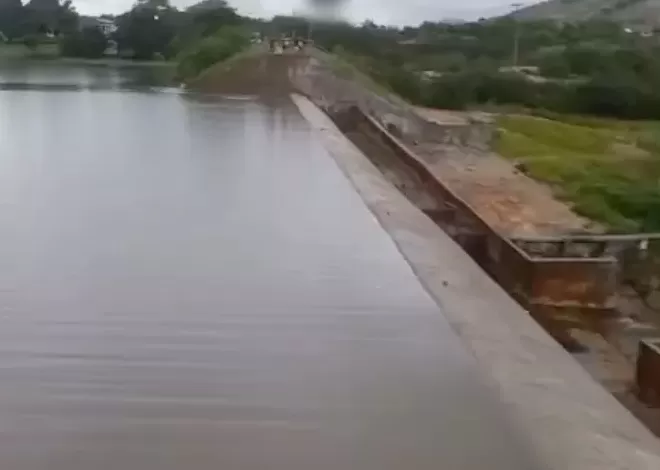 Barragem da Farinha fica a 8 cm de sangrar e pode transbordar ainda nesta quinta (02), diz técnico da Empaer