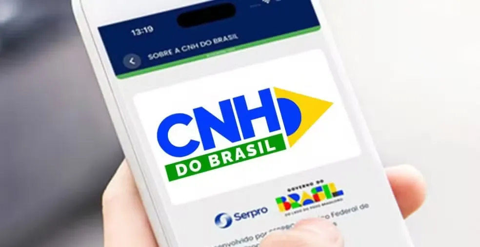 Aplicativo da CNH do Brasil — Foto: Divulgação / Serpro